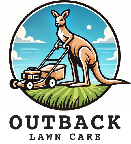 Outback Lawn Care Yard Cleanup Logo